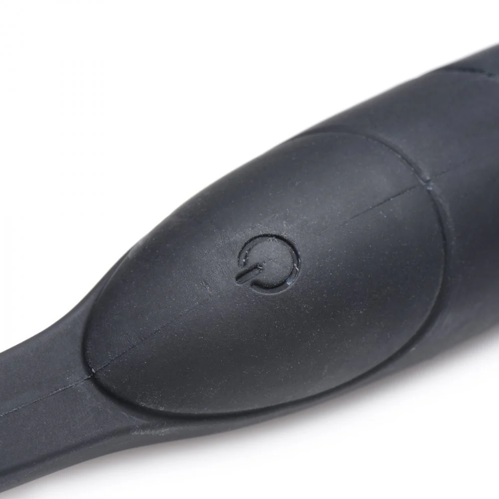 10X P-Bomb Silicone Cock and Ball Ring with Vibrating Anal Plug - Image 6