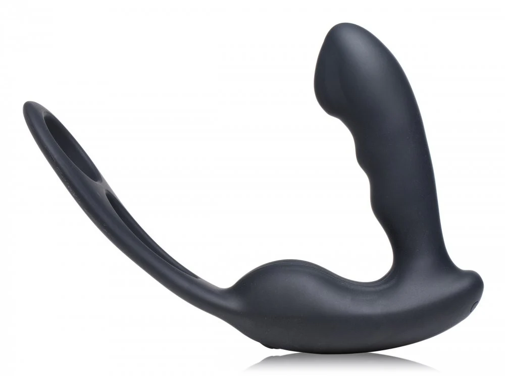 7X P-Strap Milking and Vibrating Prostate Stimulator with Cock and Ball Harness - Image 7