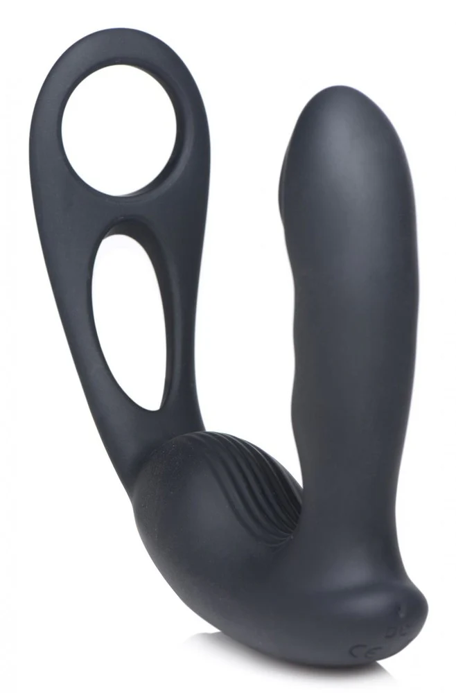 7X P-Strap Milking and Vibrating Prostate Stimulator with Cock and Ball Harness - Image 9