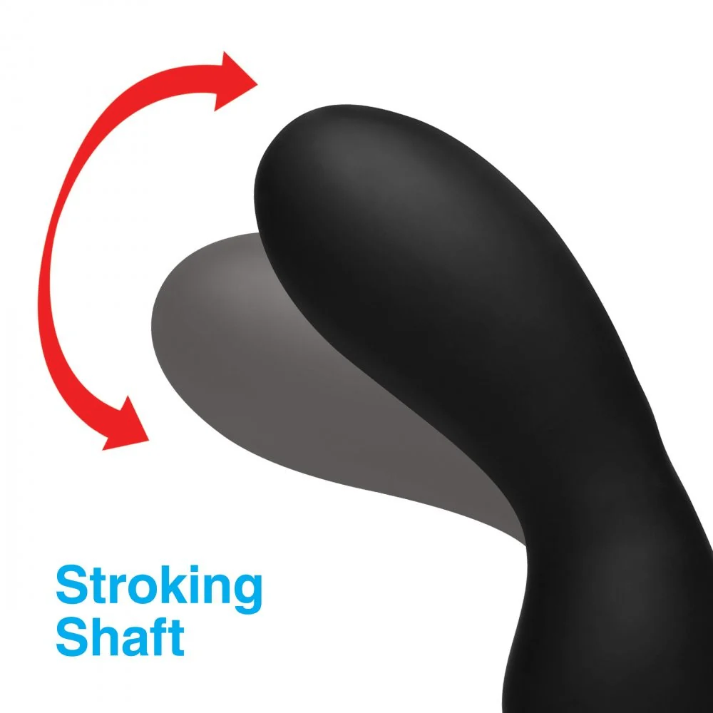 7X P-Stroke Silicone Prostate Stimulator with Stroking Shaft - Image 7