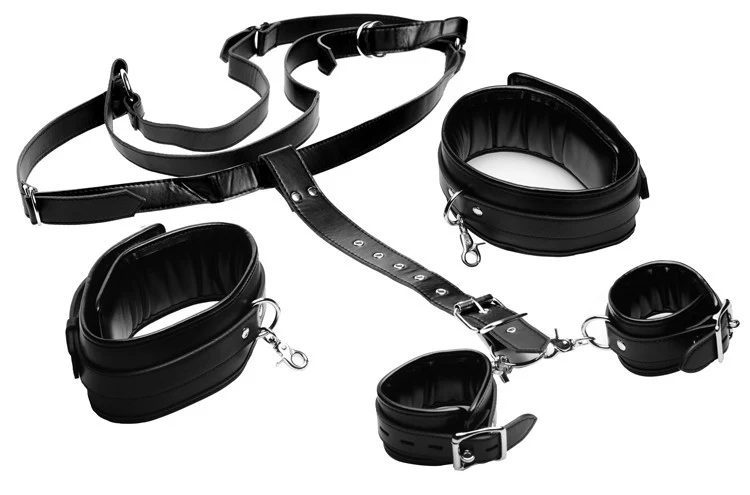 Deluxe Thigh Sling With Wrist Cuffs - Image 3