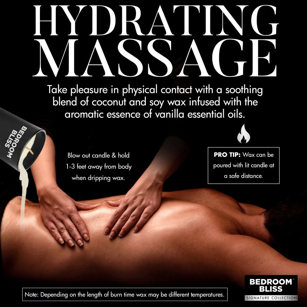 Lover's Vanilla Massage Candle - Image 5