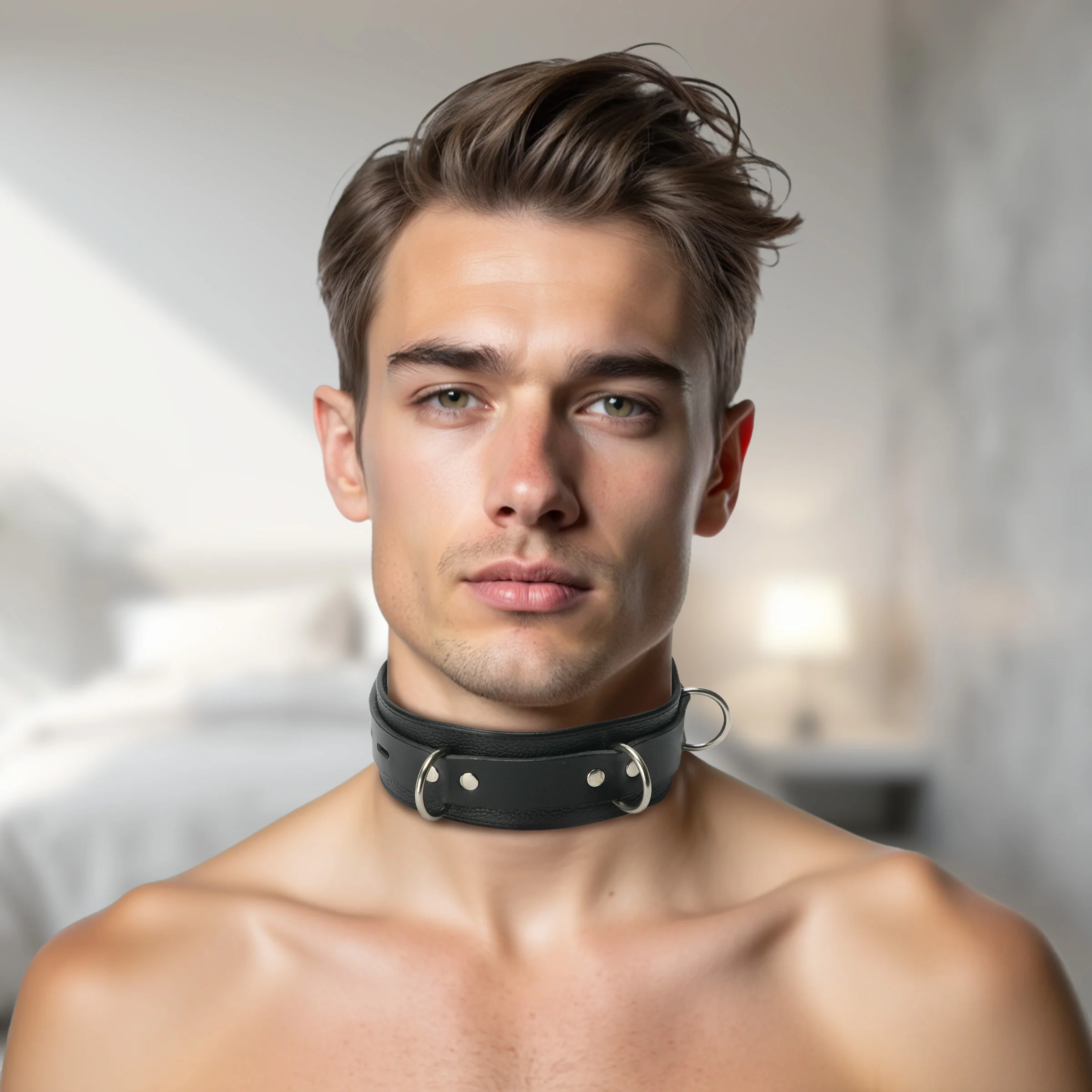 Strict Leather Deluxe Locking BDSM Collars - Image 3