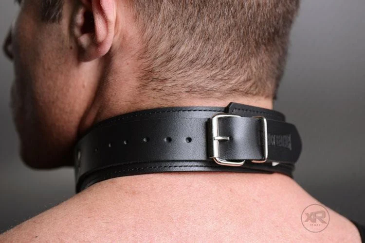 Strict Leather Lightweight Lined Bondage Collars - Image 3