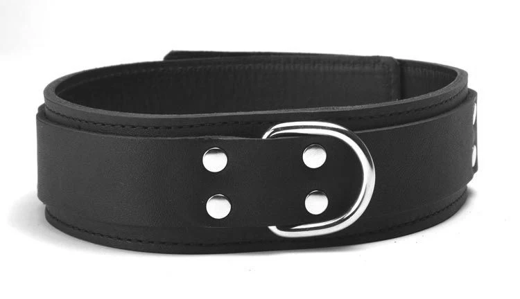 Strict Leather Lightweight Lined Bondage Collars - Image 4