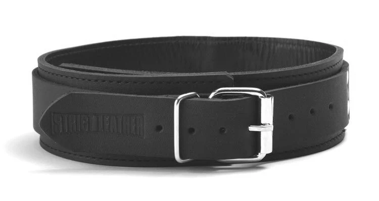 Strict Leather Lightweight Lined Bondage Collars - Image 5