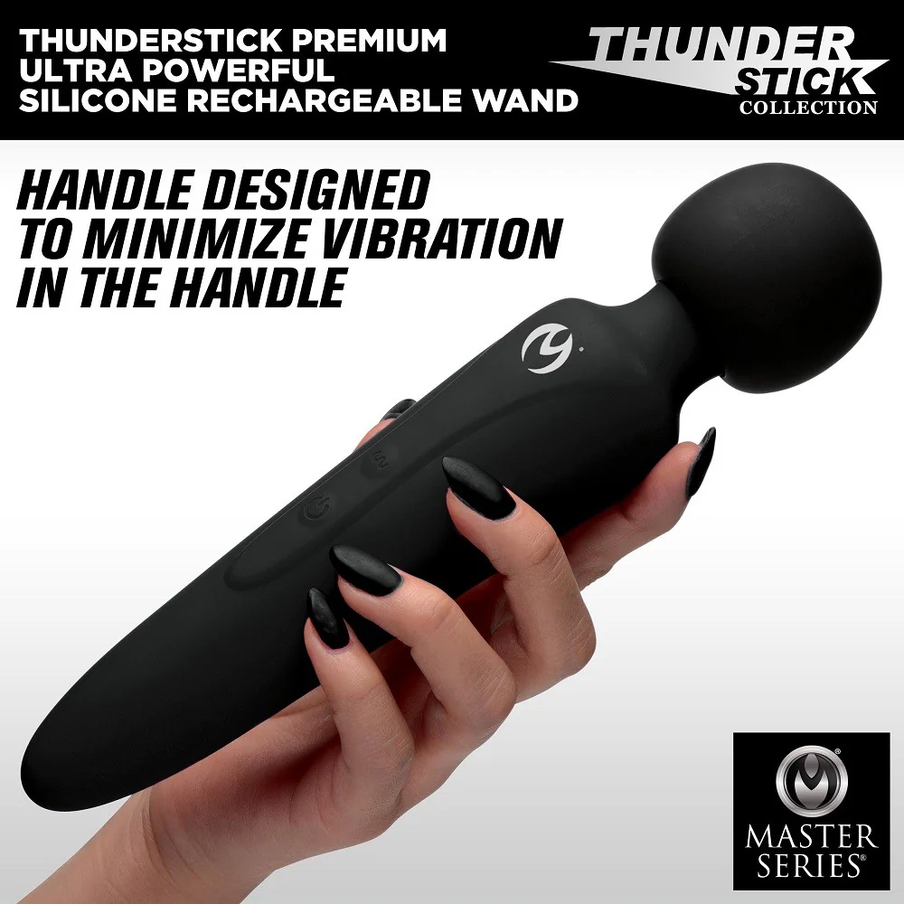 Thunderstick Premium Ultra Powerful Silicone Rechargeable Wand - Image 3